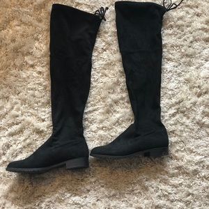 Over-the-knee Suede Boots